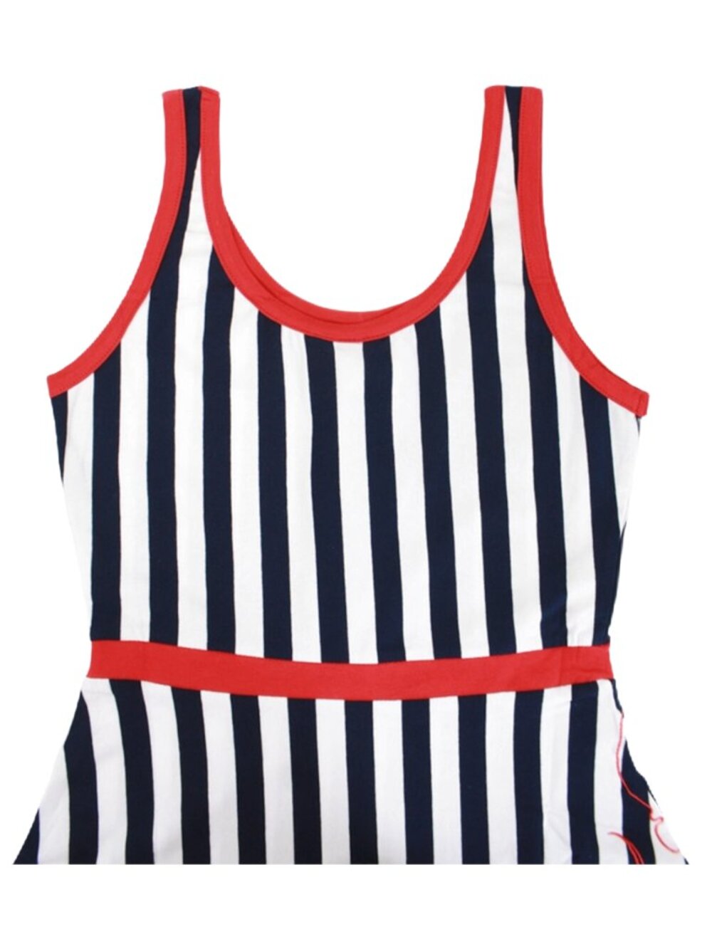 Blue & White Striped Octopus Dress - Picture 6 of 9